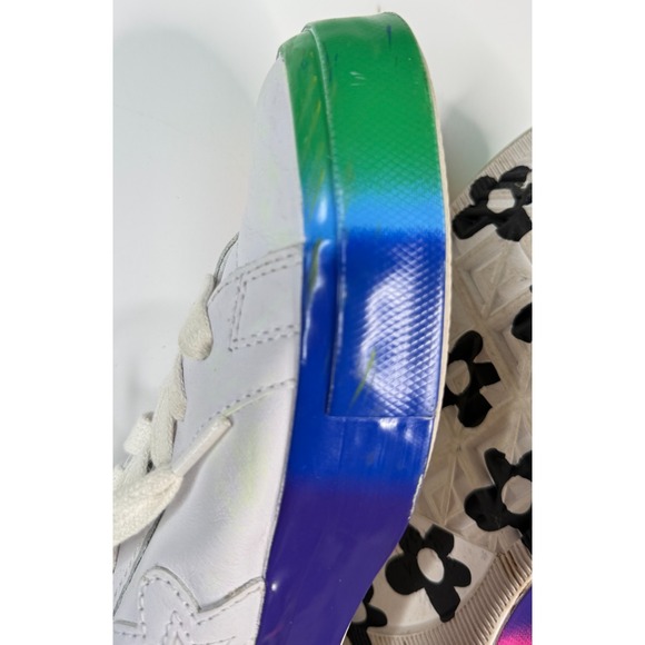 Converse Golf le Fleur Rainbow Low Top Sneakers Size Men 10 - Women 12 - Picture 9 of 13